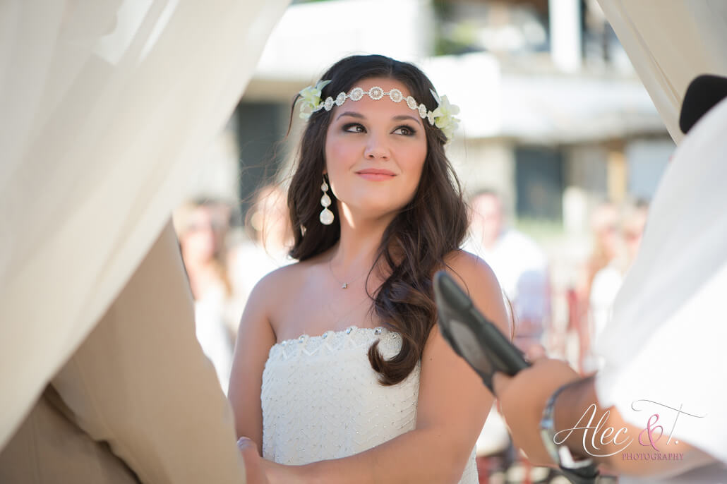 Bridal Style In Los Cabos Carefree Beach Wedding Hair And